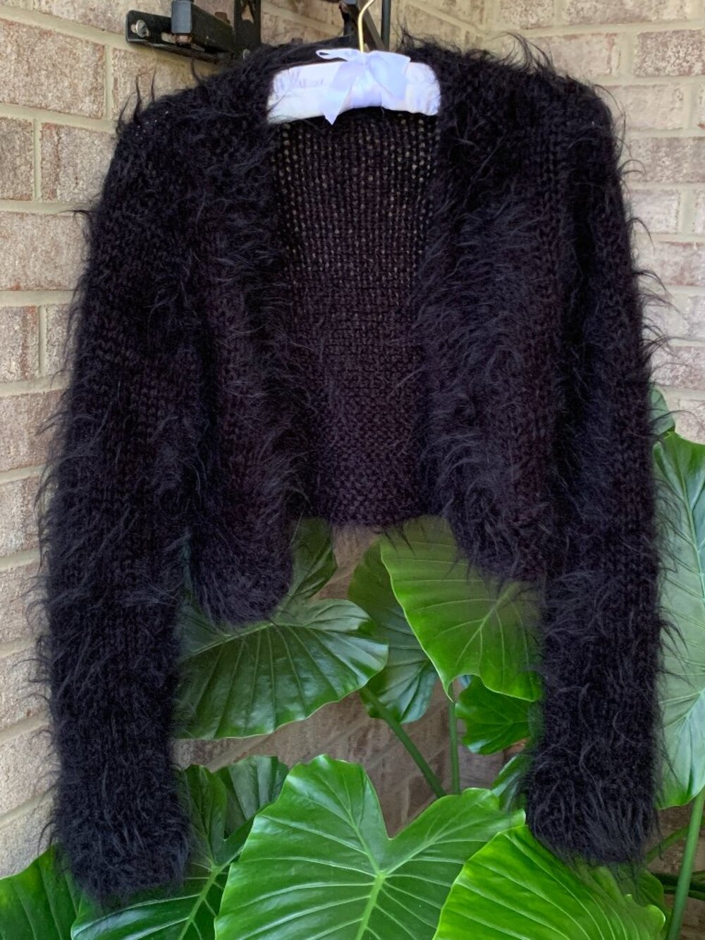 Faux Mohair Shrug / Bolero Sz S